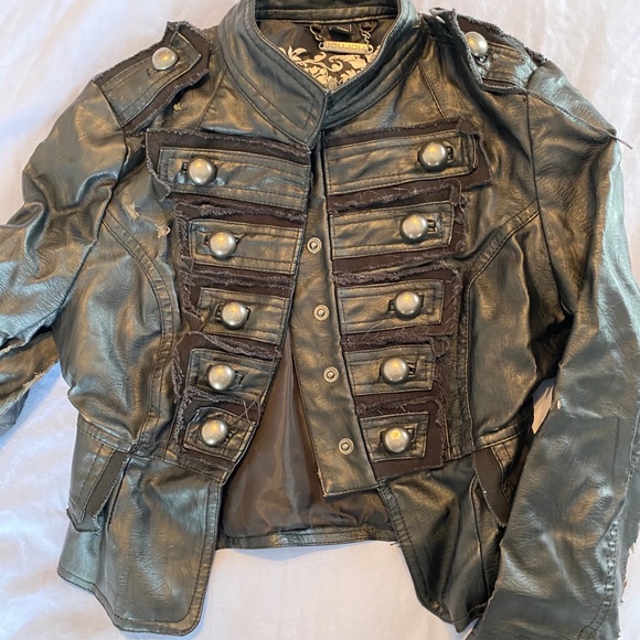 VINTAGE 2004 JOUJOU TODDLERS LEATHER JACKET - Picture 8 of 13